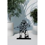 Ahwall Geometrik Serisi Premium Master Chief Halo Dekoratif Biblo & Figür Masaüstü Stantlı
