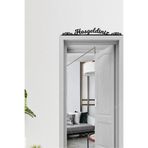 Ahwall Hoşgeldiniz Yazılı Ahşap Kapı Ve Ayna Üstü Köşe Süsü