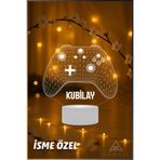 Ahwall İsme Özel Gamer Oyun Kolu 3D Dekoratif Led Lamba