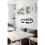 Ahwall Music Yazılı Dekoratif Ahşap Tablo
