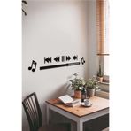Ahwall Müzik Bar Motifli Dekoratif Ahşap Tablo