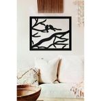 AHWALL OA002-7 Dalda Kuş Temalı Dekoratif Ahşap Tablo