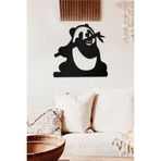 Ahwall Panda Temalı Dekoratif Ahşap Tablo