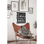 Ahwall Times Never Comes Again Yazılı Dekoratif Ahşap Tablo
