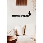 Ahwall Yes Smoking Temalı Dekoratif Ahşap Tablo