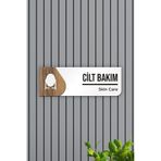 AHWART Cilt Bakım Ofis Oda Kapı İsimliği Yönlendirme Tabelası Levhası Kişiselleştirilebilir