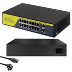 Aİ POE SWİTCH 16 PORT+2 UPLİNK GIGABIT 10/100/1000 MBPS 1820GB