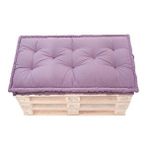 Aida 80x120 cm Puf Lila Concept Fransız Yer Minderi