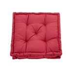 Aida Concept 60x60 cm Puf Bordo Fransız Yer Minderi
