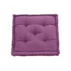 Aida Concept 60x60 cm Puf Mor Fransız Yer Minderi