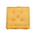 Aida Concept 60x60 cm Puf Sarı Fransız Yer Minderi