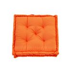 Aida Concept 60x60 cm Puf Turuncu Fransız Yer Minderi