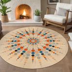 Aida Home Rienes Yuvarlak Salon Halısı 120X120