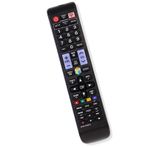 AIDITIYMI AA59-00652A AA5900652A Evrensel Yedek Uzaktan Kumanda Samsung HDTV 3D LED LCD Akıllı TV Full HD UHD HDTV UN40ES6100 UN46ES6100 UN50ES6100 UN55ES6100 UN60ES6100 UN65JU7100 için uygundur UN48H. 6350