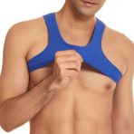 AIEOE B04 Mavi Erkek Tank Top T-shirt