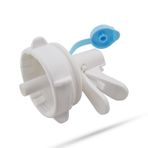 Aifeier ET Su Dağıtıcı Valfi Yeniden Kullanılabilir Su Kovası Sürahi Plastik Musluk Başlığı Toz Geçirmez Kapak ve Ahşap Çubuklu 55 mm Dişsiz Taçlı Üst Sürahi Şişeler için (Dişli Kova için Değil), 1 Paket