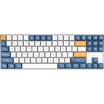 AIGO A87 Starry Blue Yellow Switch Mekanik Kablosuz Gaming Klavye (İngilizce) beyaz-mavi
