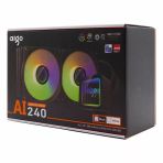 Aigo AI240 ARGB 240mm AM5/1700P Siyah İşlemci Sıvı Soğutucu
