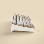 Aigo Aıgo A108 Milky & Brown Ingilizce Q Mekanik Klavye Yellow Switch - Kahverengi