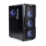 Aıgo Aquarıus Mesh 650W 80+ Argb L17 Argb Reverse Fans X3,Rear: L17 Argb Fans X1 Mid Tower Kasa
