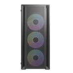 Aigo DK353 Siyah 650W ARGB Mini Tower Kasa ATX/M-ATX/ITX Bilgisayar Kasası