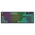 AIGO S99 Misty Forest Kablosuz Gaming Klavye – Red Switch, 4000mAh Batarya, 3 Modlu Bağlantı (Kablolu, 2.4G, Bluetooth), TFT Ekran, RGB, PBT Tuş, İngilizce Q