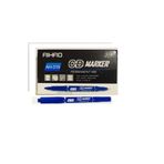 Aihao AH-319 Çift Taraflı Mavi 12'li Paket Permanent CD Kalemi
