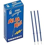Aihao B107-20 1 Paket 100 Adet Mavi Tükenmez Kalem Yedeği