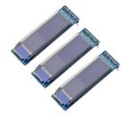 Aihasd 3 adet 0,91 inç OLED ekran modülü I2C IIC seri bağlantı noktası 128 x 64 beyaz LCD LED 3,3 V ~ 5 V DC Arduino için