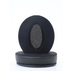 AIKKAUK HD4.50BT Kulak Pedleri Yedek Tip Bellek Köpüğü Deri Kulak Pedleri Sennheiser HD4.50BT HD4.50BTNC HD4.40BT Kulaklık Kullanımı için Uygun (Siyah/Buz Kumaşı)