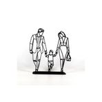 Aile 15cm Plastik Masa Süsü Masa Dekorasyonu, 84621324231