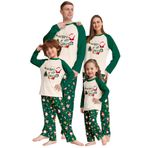 Aile Eşleşen Noel Pijama Takımları Sevimli Noel Baba Kardan Adam Ren Geyiği Baskılı Tatil Pijama Gecelik Kadın Erkek Erkek Kız ve Küçük Çocuk için Loungewear, Noel Baba #3, 4XL