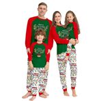 Aile Eşleşen Noel Pijama Takımları Sevimli Noel Baba Kardan Adam Ren Geyiği Baskılı Tatil Pijama Gecelik Kadın Erkek Erkek Kız ve Küçük Çocuk için Loungewear, Ren geyiği #1, 4XL