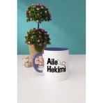 Aile Hekimi Doktora Hediye Kupa Bardak Lacivert - 1 Adet - 300 ml