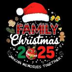 Aile Noel Demir-On Transferi, 2025 Tatil Doğrudan Film Isı Transferi, Noel Kuzeni Ekip Isı Transferi Yaması, Tişörtler, Sweatshirt'ler vb. için DIY Isı Basın Çıkartması (Aile Noel)