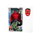 AİLENİZİN OYUNCAKCISI Marvel Avengers Yenilmezler Işıklı Maske Ve Aksiyon Karakter Figür Işıklı Sesli Oyuncak Dev Hulk Kır