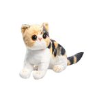 Ailenizin Oyuncakçısı Miyavlayan Sesli Tekir Kedi Peluş Oyuncak 22 cm Sarı Siyah