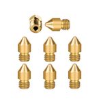 AILHUA 8 adet 3D Yazıcı Nozulları, Pirinç Ekstruder Hotend Aksesuarı, 0.2/0.3/0.4/0.5/0.6/0.8/1.0mm Dış Çap, 1.75mm Filament için uygundur(0.3mm)