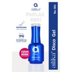 Ailika Disco Jel Kalıcı Oje Gece Işığında Parlar 15ml No:001