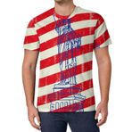 AILLOSA All Over Print FLAG-06 Kısa Kollu Baskılı Unisex T-shirt