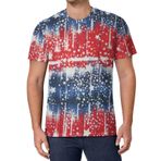 AILLOSA All Over Print FLAG-111 Kısa Kollu Baskılı Unisex T-shirt