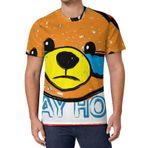AILLOSA All Over Print TH-129 Kısa Kollu Baskılı Unisex T-shirt