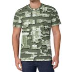 AILLOSA All Over Print YH-143 Kısa Kollu Baskılı Unisex T-shirt