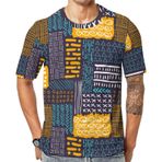 AILLOSA All Over Print YH-592 Kısa Kollu Baskılı Unisex T-shirt