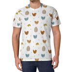 AILLOSA All Over Print YH-603 Kısa Kollu Baskılı Unisex T-shirt