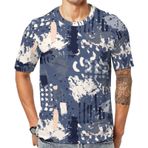 AILLOSA All Over Print YH-647 Kısa Kollu Baskılı Unisex T-shirt