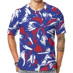 AILLOSA All Over Print YH-681 Kısa Kollu Baskılı Unisex T-shirt