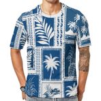 AILLOSA All Over Print YH-695 Kısa Kollu Baskılı Unisex T-shirt
