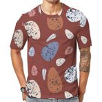 AILLOSA All Over Print YH-703 Kısa Kollu Baskılı Unisex T-shirt