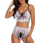 AILLOSA CGF-06 Geniş Omuz Askılı Üçgen Bikini Üstü Alçak Bel İki Parça Kadın Bikini Seti
